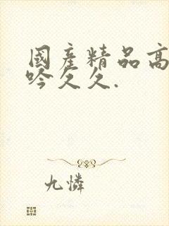 国产精品高潮呻吟久久.