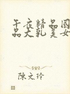 午夜精品国产精品大乳美女