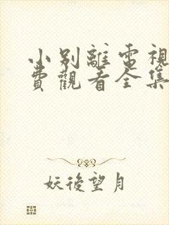 小别离电视剧免费观看全集完整版高清封面