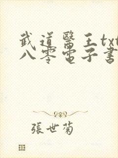 武道医王txt八零电子书封面