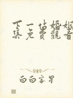 下一站婚姻40集免费观看