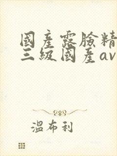 国产露脸精品产三级国产av