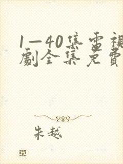 1—40集电视剧全集免费观看