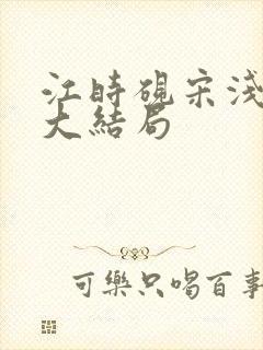 江时砚宋浅孟雪大结局封面