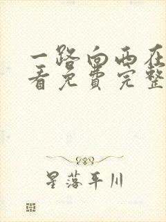 一路向西在线观看免费完整版国语电影