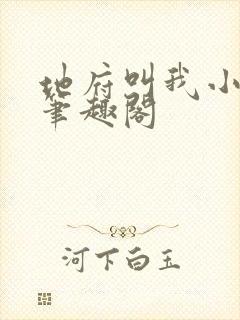 地府叫我小先生笔趣阁