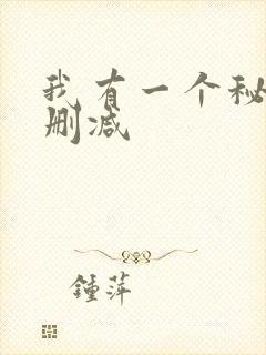 我有一个秘密未删减封面
