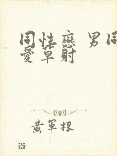 同性恋 男同爱爱草射封面