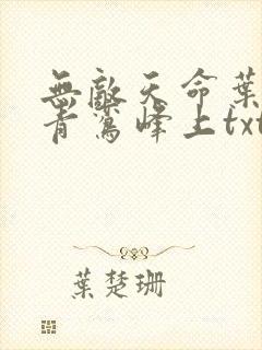 无敌天命叶天命青鸾峰上txt下载