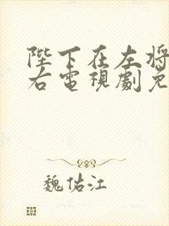 陛下在左将军在右电视剧免费观看