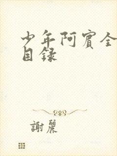 少年阿宾全章节目录