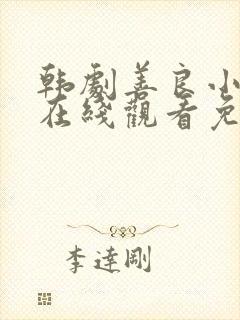 韩剧善良小 子在线观看免费