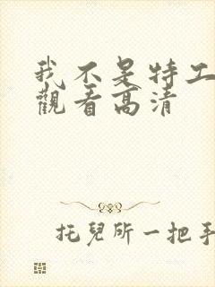 我不是特工免费观看高清