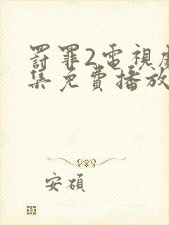 罚罪2电视剧全集免费播放完整版高封面