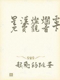 星汉灿烂电视剧免费观看下载