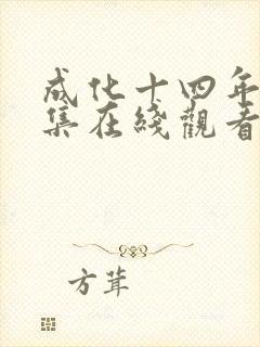 成化十四年36集在线观看免费完整版