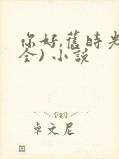 你好,旧时光(全) 小说