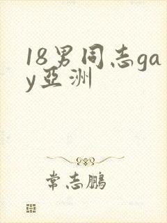 18男同志gay亚洲