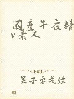 国产午夜精品av素人