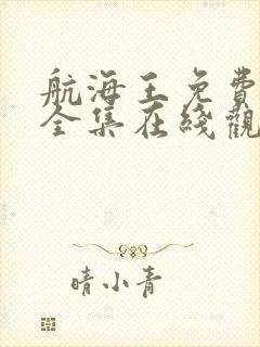 航海王免费观看全集在线观看高清封面