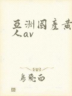 亚洲国产黄色成人av