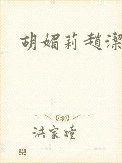 胡媚莉赵洁小说