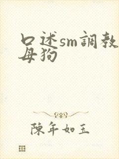 口述sm调教骚母狗封面