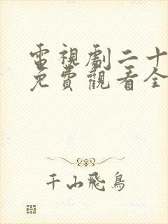 电视剧二十不惑免费观看全集