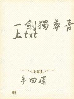 一剑独尊青鸾峰上txt封面