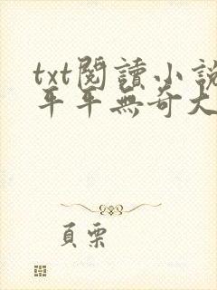 txt阅读小说平平无奇大师兄封面