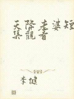 天降老婆短剧全集观看封面