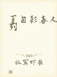 夏目彩春人妻系列封面