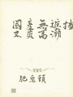 国产无遮挡又黄又爽高潮