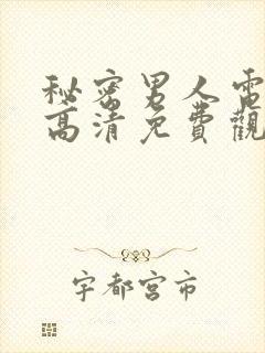 秘密男人电视剧高清免费观看