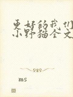 更好的我们by小野猫全文免费阅读