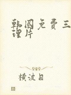 韩国免费三级伦理片封面