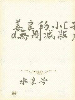 善良的小[子hd无删减版免费观看