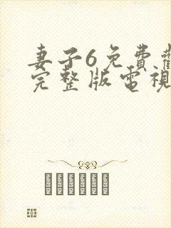 妻子6免费观看完整版电视剧