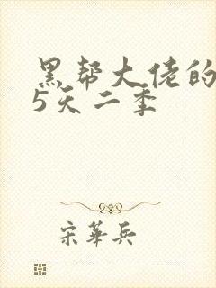 黑帮大佬的365天二季