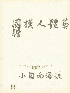 国模人体艺术大胆封面