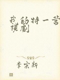 我的特一营 电视剧