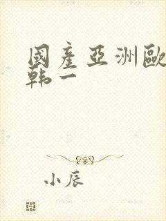 国产亚洲欧美日韩一