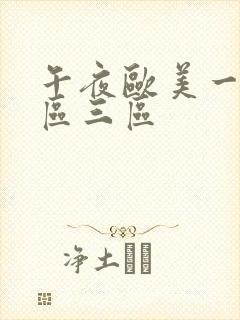 午夜欧美一区二区三区