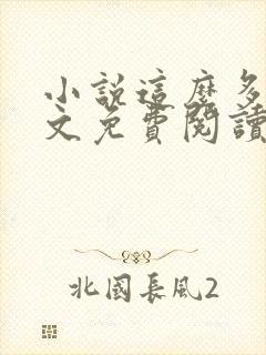 小说这么多年全文免费阅读封面