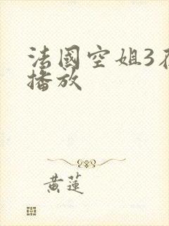法国空姐3在线播放
