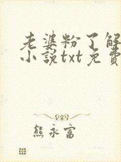 老婆粉了解一下小说txt免费下载笔趣阁