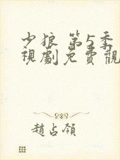 少狼 第5季电视剧免费观看全集