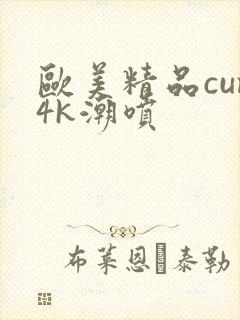 欧美精品cum4k潮喷