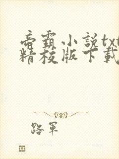 帝霸小说txt精校版下载