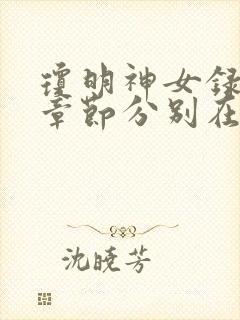 琼明神女录精彩章节分别在哪